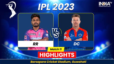 rr vs dc ipl 2023